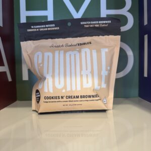 Crumble- Cookies and Cream brownies 100mg